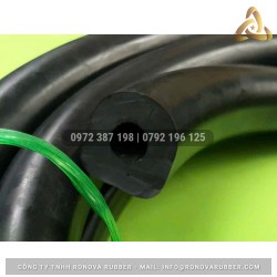 Ron cao su EPDM chữ D 46.2x47x23.5 Ron cao su EPDM chữ D 46.2x47x23.5