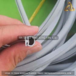 Ron cao su EPDM chữ D 7x8x1 Ron cao su EPDM chữ D 7x8x1