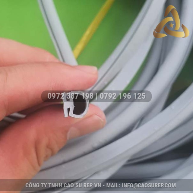Ron cao su EPDM chữ D 7x8x1