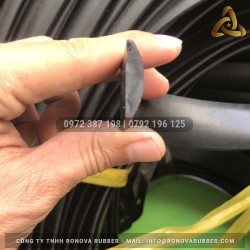 Ron cao su EPDM chữ D 5x24 Ron cao su EPDM chữ D 5x24