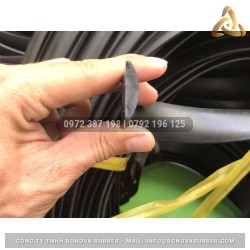 Ron cao su EPDM chữ D 5x24 Ron cao su EPDM chữ D 5x24