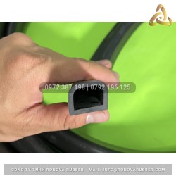 Ron cao su EPDM chữ D 20x25x3 Ron cao su EPDM chữ D 20x25x3