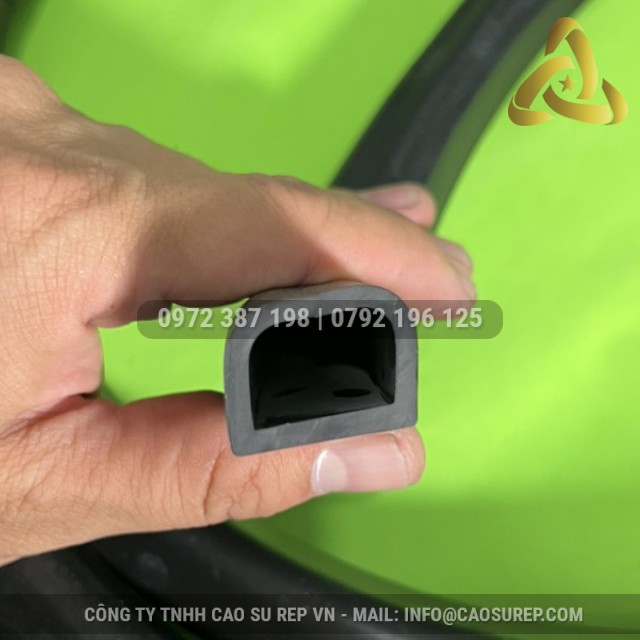 Ron cao su EPDM chữ D 20x25x3