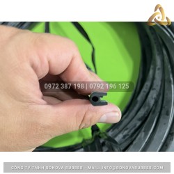 Ron cao su EPDM chữ D 9.8x8.5x2.2 Ron cao su EPDM chữ D 9.8x8.5x2.2