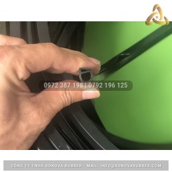 Ron cao su EPDM chữ E 12x9x1 Ron cao su EPDM chữ E 12x9x1