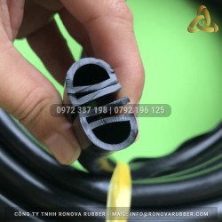 Ron cao su EPDM chữ E 20x17x2 Ron cao su EPDM chữ E 20x17x2