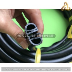Ron cao su EPDM chữ E 20x17x2 Ron cao su EPDM chữ E 20x17x2