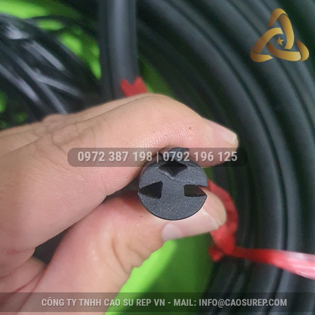 Ron cao su chữ H 15x15x2x4