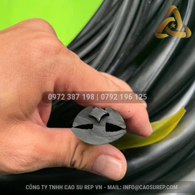 Ron cao su EPDM chữ H 19x27