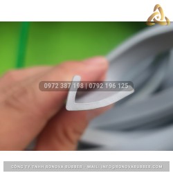 Ron cao su EPDM xám chữ L 20x10x2.5