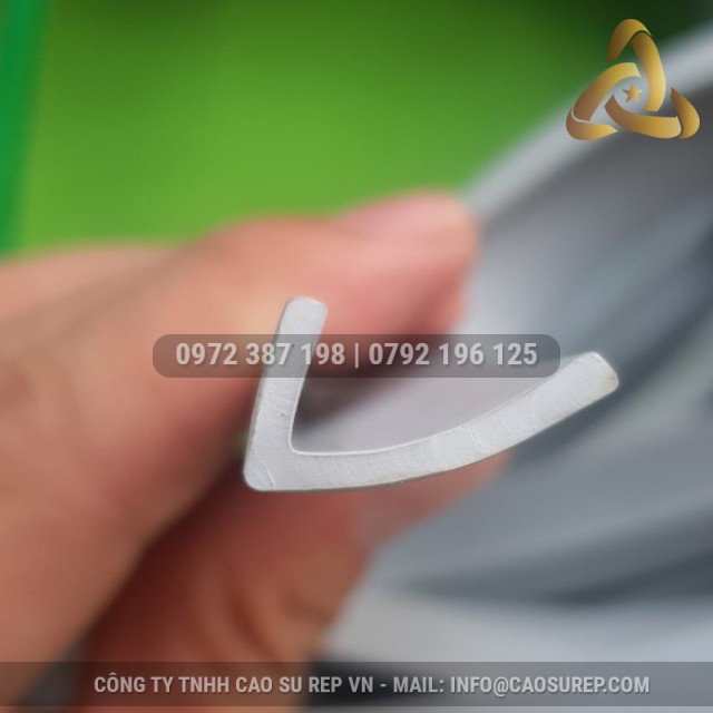 Ron cao su EPDM xám chữ L 20x10x2.5