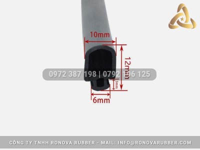 Gioăng cao su nẹp cửa cuốn, cửa kính, cửa nhôm