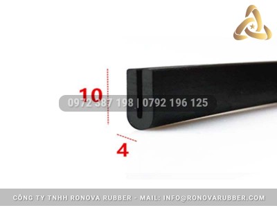 Báo giá cung cấp ron cao su chữ U nẹp kính mới nhất
