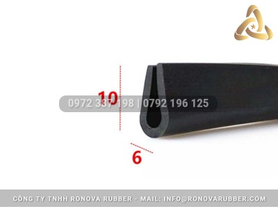 Cuộn dây cao su chữ U bọc viền cửa xe hơi, xe tải chống va đập và trầy xước