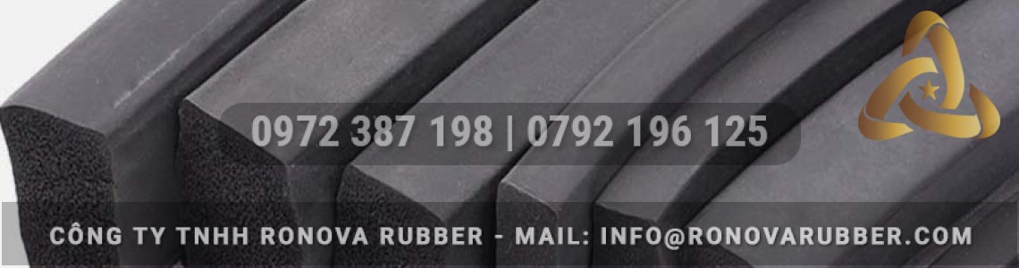 Dây ron cao su xốp biên dạng hình chữ nhật, hình vuông