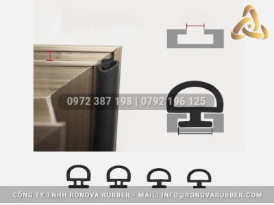 Nâng tầm không gian sống hiện đại với phụ kiện ron cao su nhôm kính, ron cửa gỗ