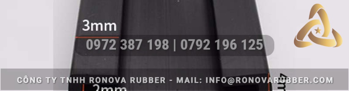 Ron cao su chữ U nẹp bảo vệ cạnh kính, kim loại, bảo vệ cạnh vật liệu trong xây dựng