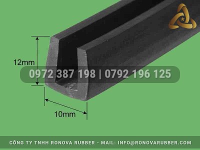 Ron Cao Su Chữ U Khe Rãnh 8mm Giao Hàng Nhanh Ở Vĩnh Phúc