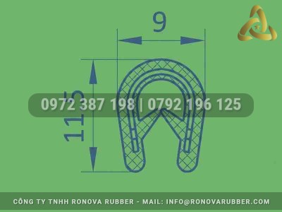 Kích Thước Ron Chữ U Cho Cửa Tủ Điều Khiển Điện Ở Hà Nội