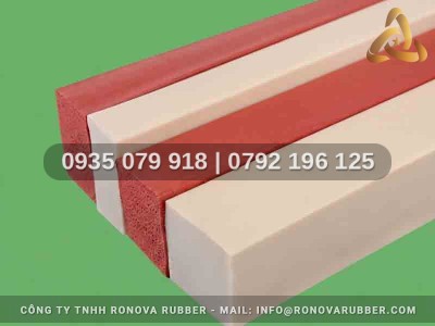 Gioăng Silicon Xốp Màu Đỏ – Chịu Nhiệt Cao