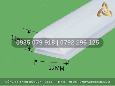 Thay Ron Silicon Chữ E Trắng Cho Tủ Hấp Cơm Công Nghiệp
