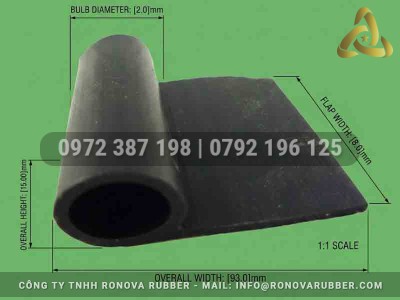 Báo Giá Ron Cao Su Củ Tỏi Và Ron Chữ P Mới Nhất Ronova Rubber