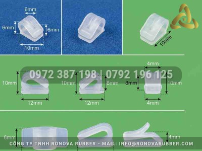 Gia Công Ron Cao Su Chữ U Viền Cạnh Theo Kích Thước Thực Tế