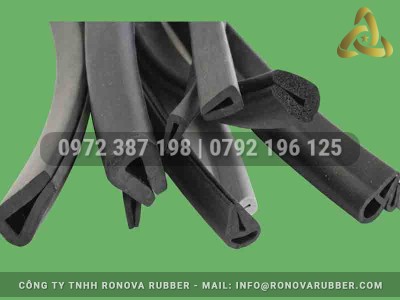 Ron Cao Su Chữ U Bọc Viền Khung Sắt Và Khung Inox Theo Yêu Cầu