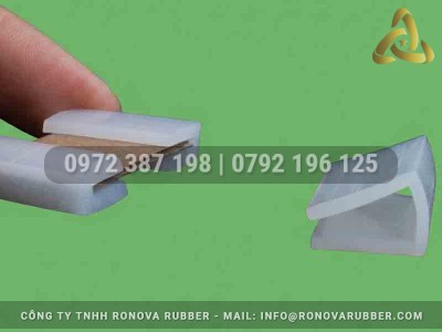 Ron Cao Su Chữ U Viền Cạnh Tủ Kính Chống Sứt Mẻ , An Toàn Nội Thất