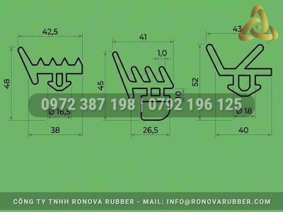 Xưởng Gia Công Ron Cao Su Theo Bản Vẽ Kỹ Thuật Phường Tây Hồ, Hà Nội