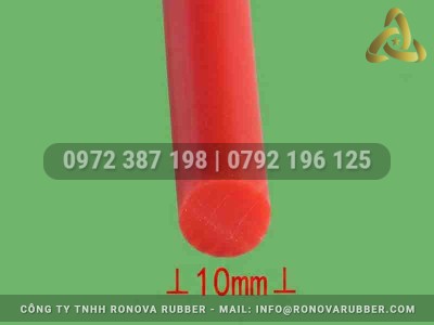 Dây Ron Silicon Tròn Đỏ Chịu Nhiệt Độ Cao