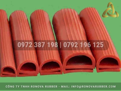 Kích Thước Ron Silicon Chữ E Phổ Biến Cho Tủ Hấp Cơm, Tủ Hấp Công Nghiệp
