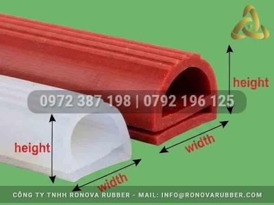 Phân Phối Ron Silicon Chữ E Màu Đỏ Giá Sỉ Toàn Quốc