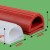 Phân Phối Ron Silicon Chữ E Màu Đỏ Giá Sỉ Toàn Quốc