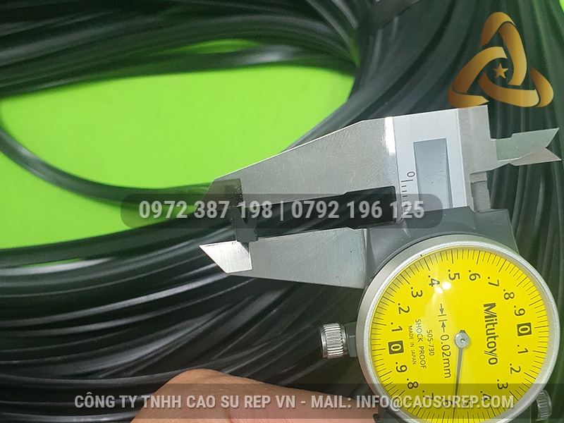 Ron cao su EPDM chữ V 4x6x4 - hình ảnh 2