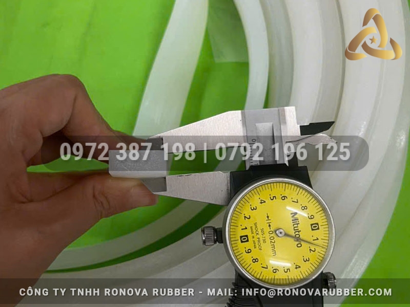 Ron silicon trắng chữ nhật 8x20 - Hình 4