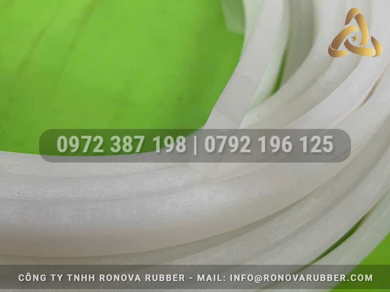 Ron silicon trắng chữ nhật 8x20 - Hình 2