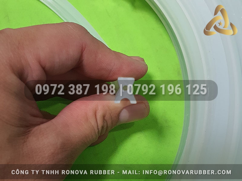 Ron silicon trắng trong 8x9x6 - Hình 2