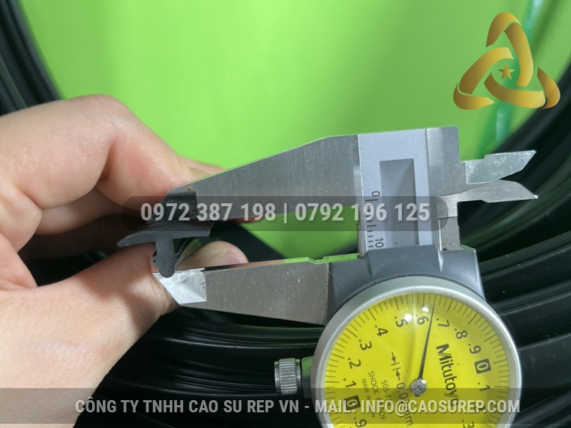Ron cao su EPDM chữ T 17x10x3