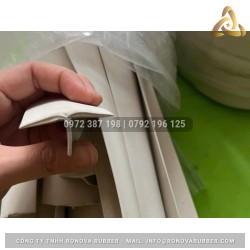 Ron cao su thường trắng chữ T 40x20x2