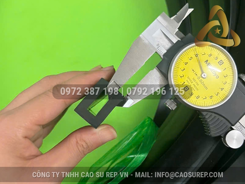 Mẫu ron cao su chữ U 17x25x5 chất lượng cao