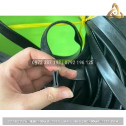 Ron cao su chữ U 4x17x1