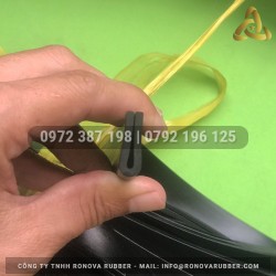 Ron cao su chữ U 7x20x2