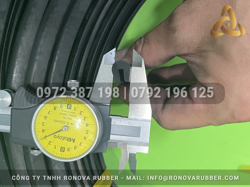 Ron cao su EPDM chữ U 10x11.6x3