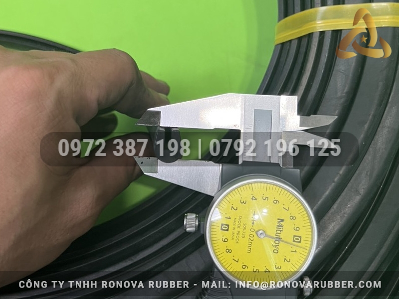 Ron cao su EPDM chữ U 10x11.6x3
