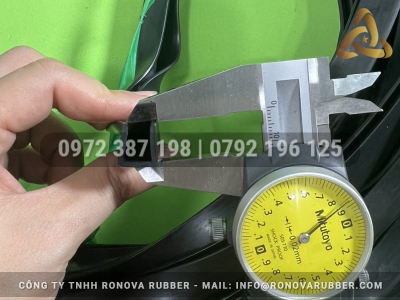 Ron cao su EPDM chữ U 11x12x1.5