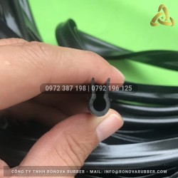 Ron cao su EPDM chữ U 12x5 Ron cao su EPDM chữ U 12x5