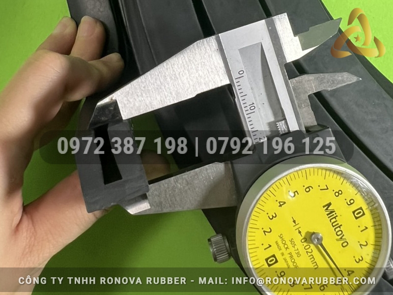 Ron cao su EPDM chữ U 16x18x5