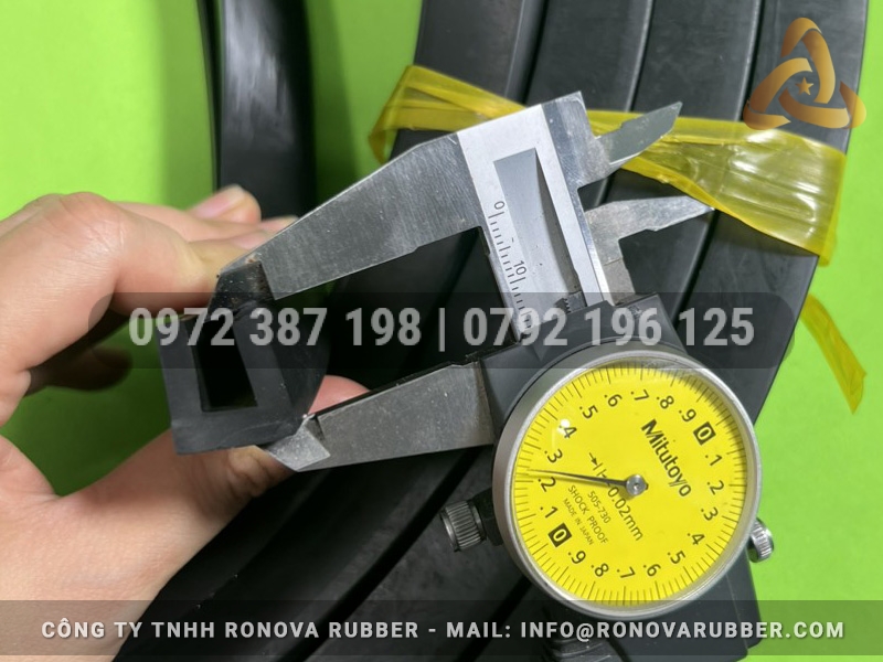 Ron cao su EPDM chữ U 16x18x8