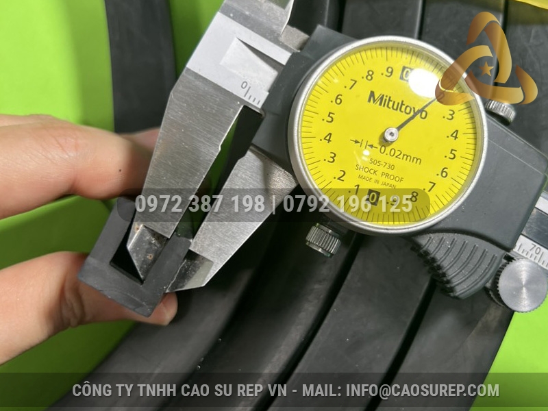 Ron cao su EPDM chữ U 16x18x8